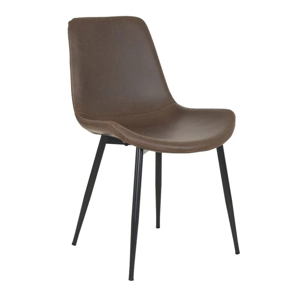 Timeless Vintage Chair - PU & Steel