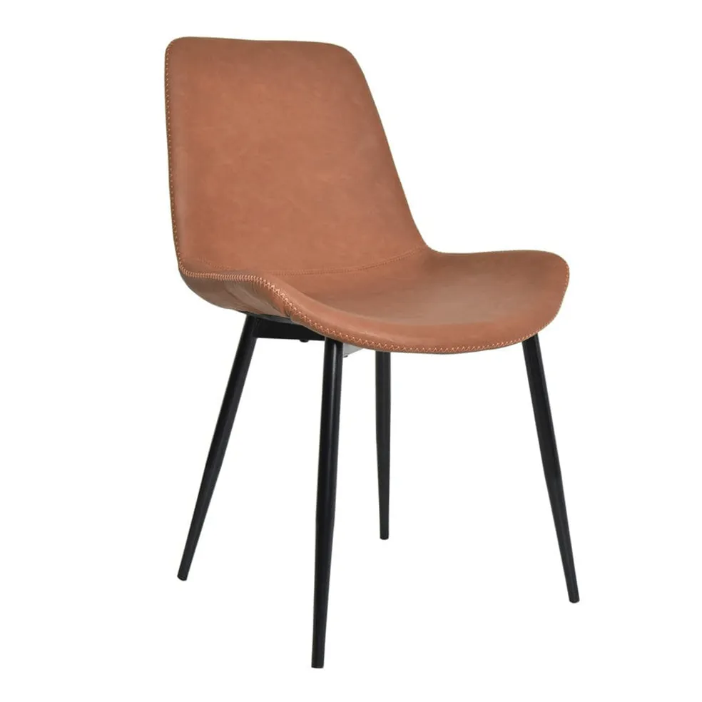 Timeless Vintage Chair - PU & Steel