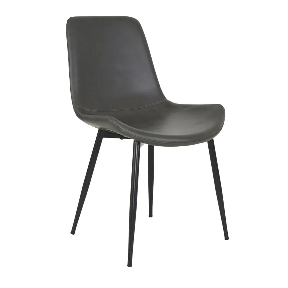 Timeless Vintage Chair - PU & Steel