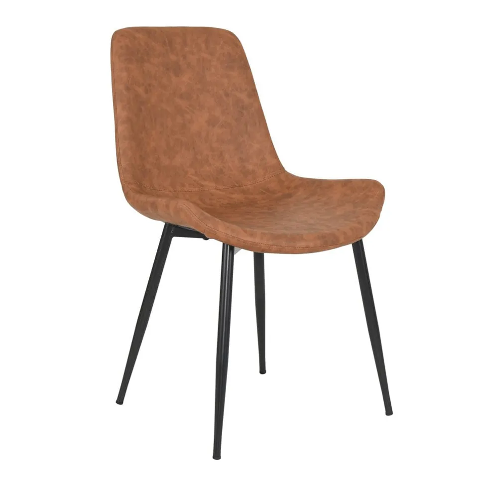 Timeless Vintage Chair - PU & Steel