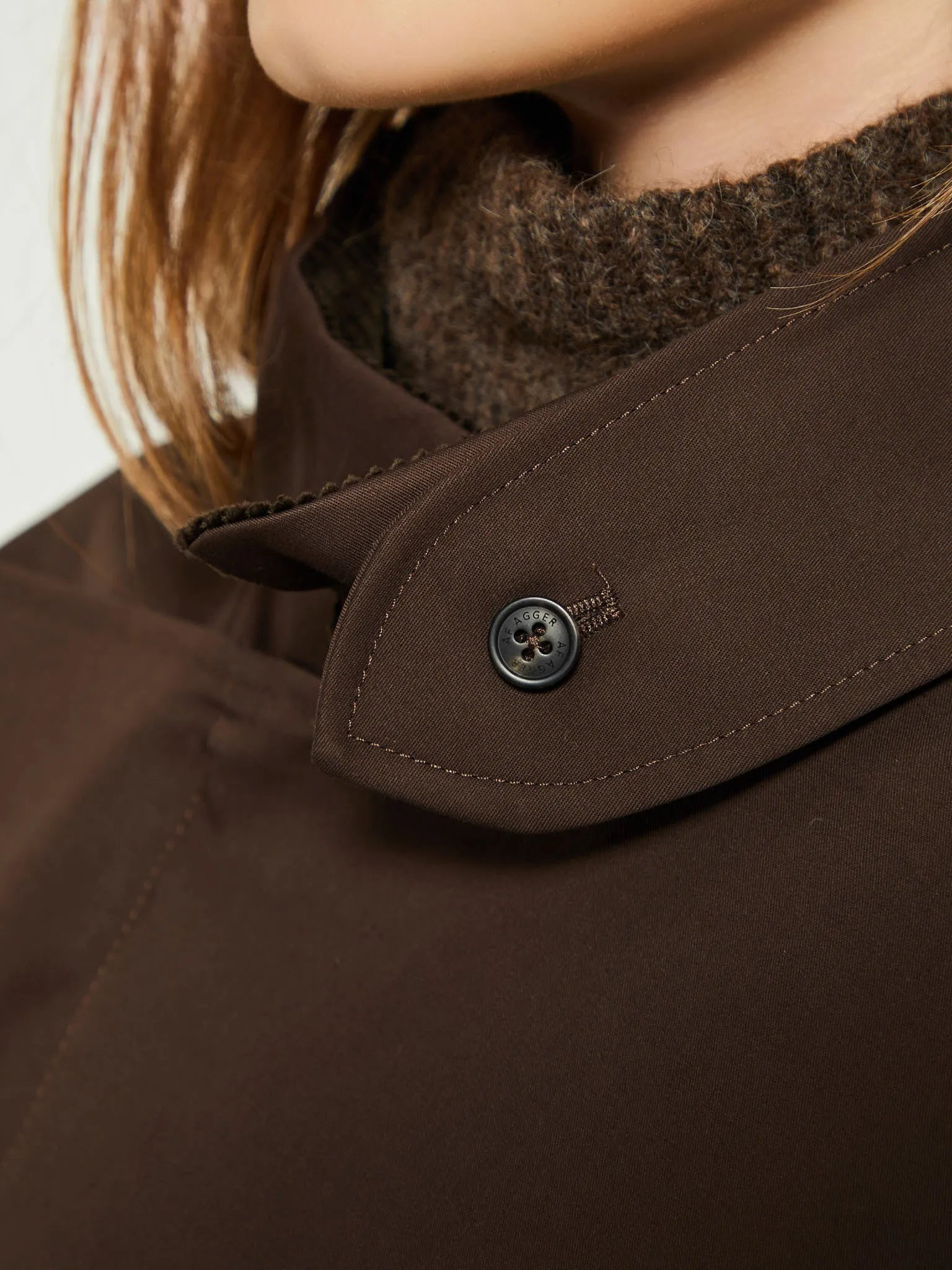 Water Resistant Jacket in Dark Brown