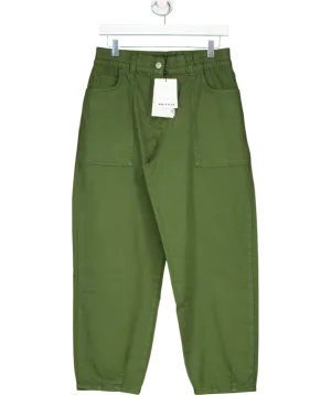 Whistles Green Tessa Casual Trouser UK 12