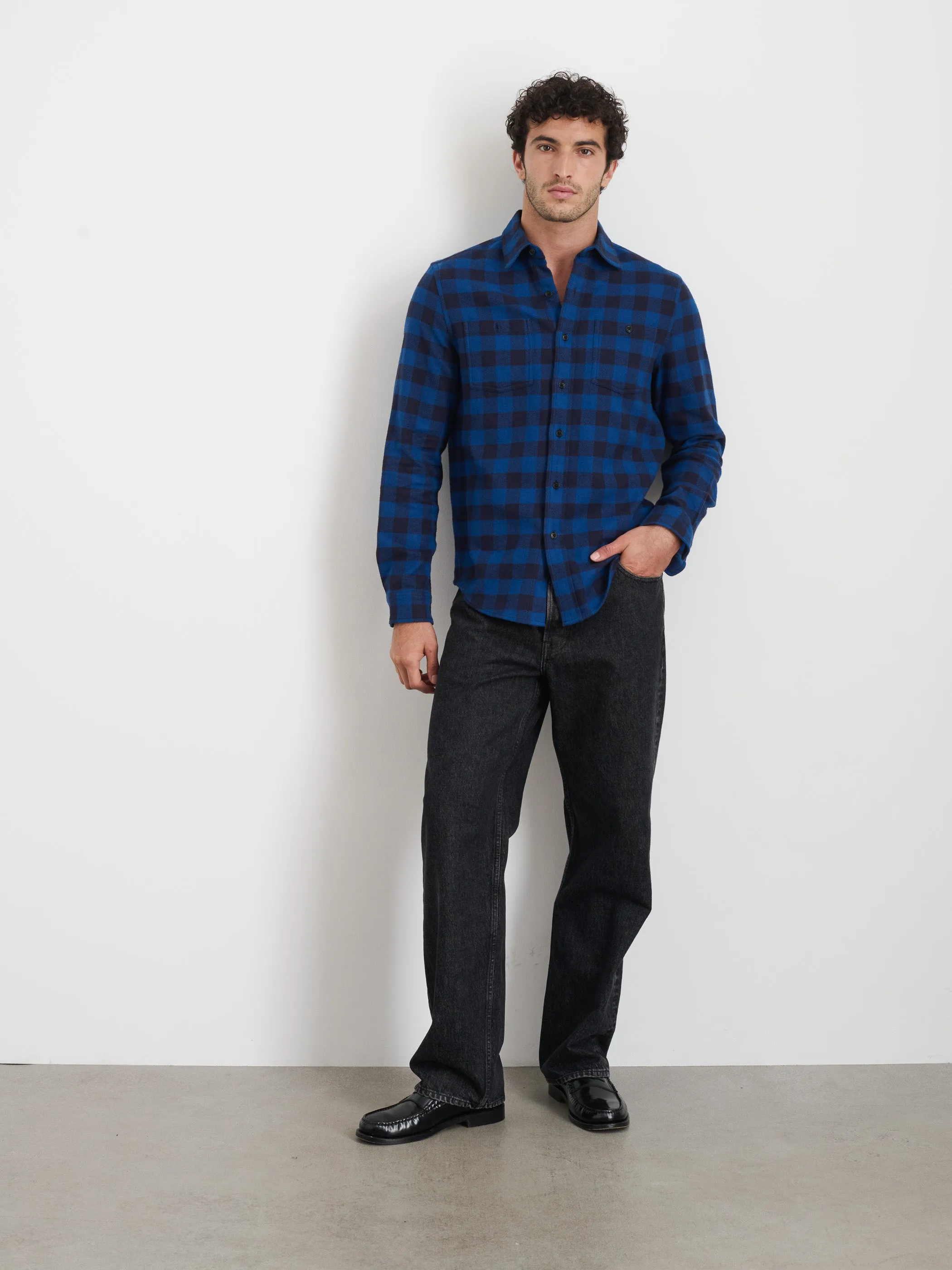 Work Shirt In Plaid Flannel