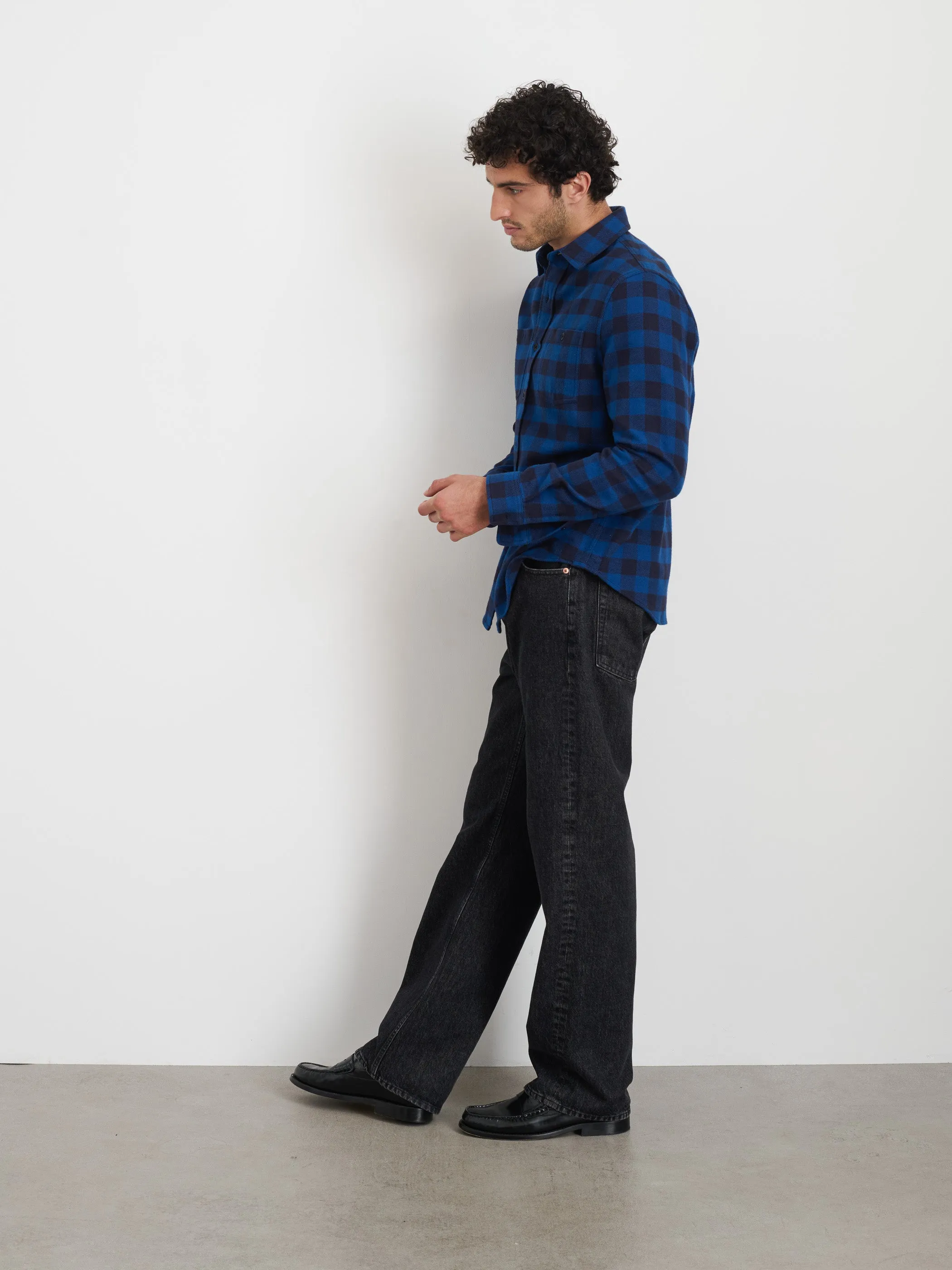Work Shirt In Plaid Flannel